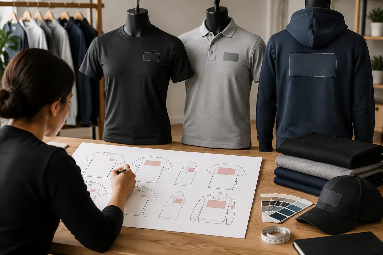 Logo Placement Guide for Branded Apparel-By-Sew NC