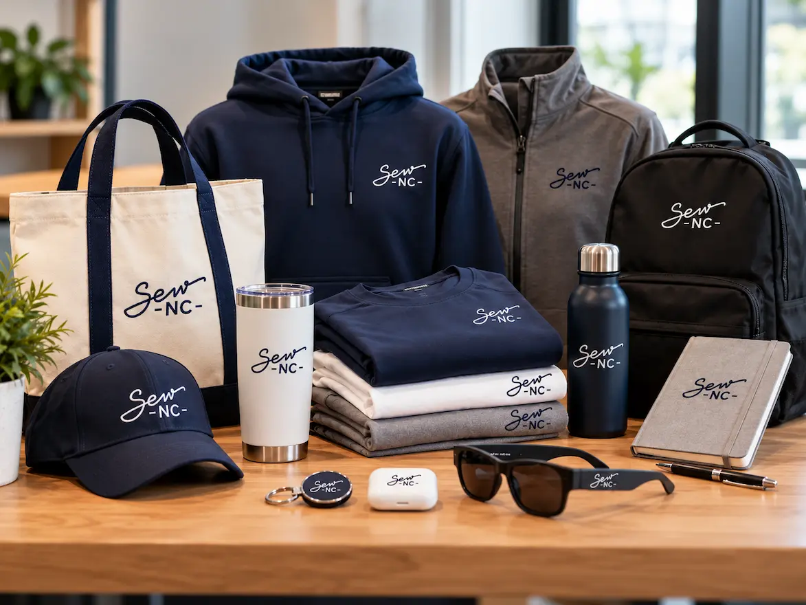 Company Merchandise Ideas Planning for Teams-By-Sew NC-1