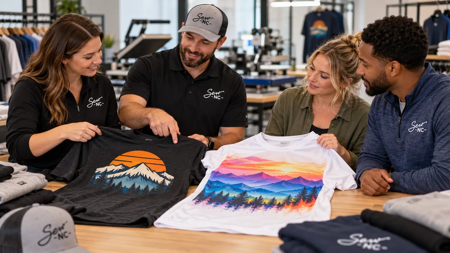 Screen Printing vs. Sublimation_ Which Method Fits Your Apparel Order Featured-By-Sew NC
