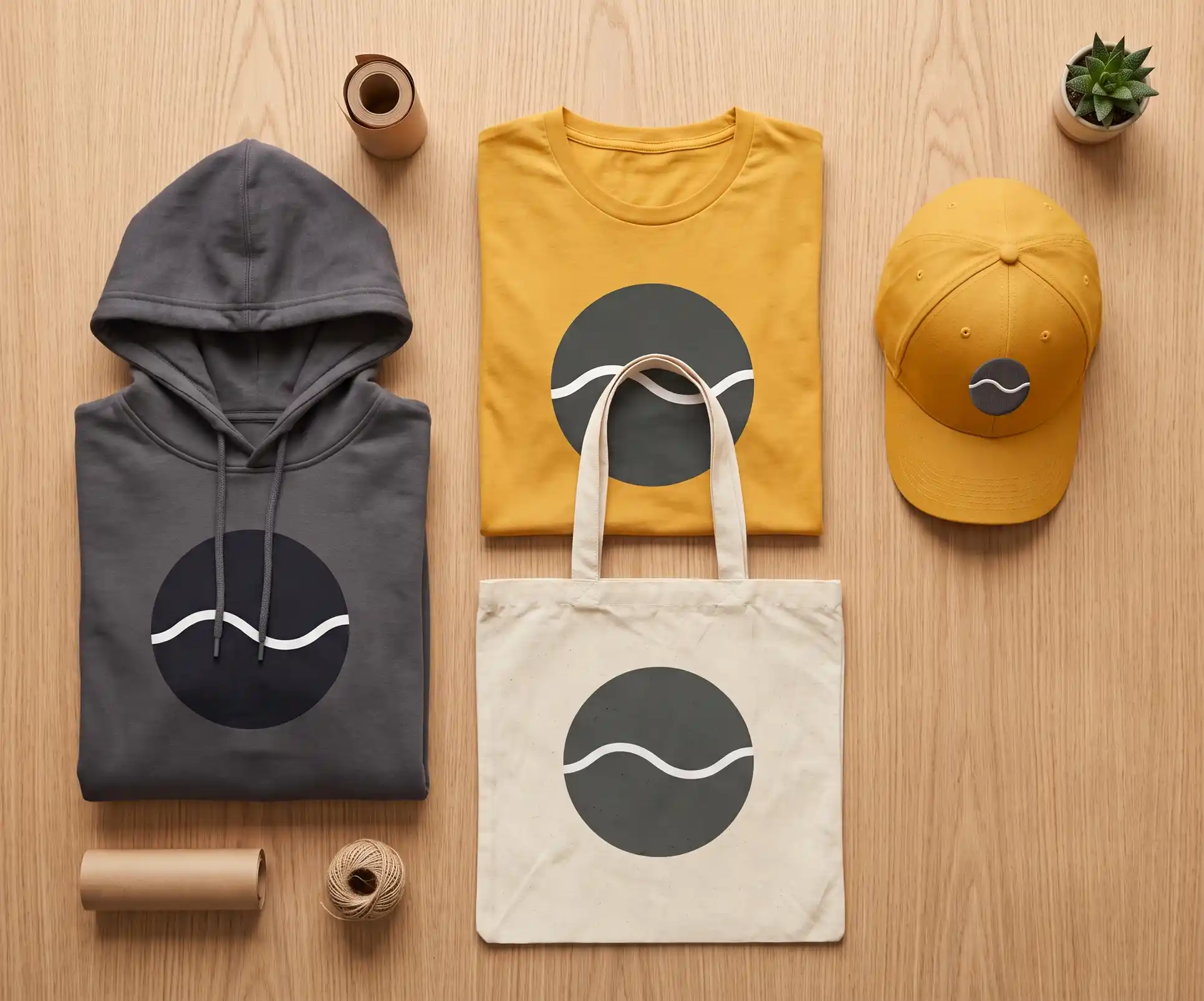 custom-merch-for-small-business-flat-lay